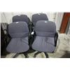 Image 1 : 4 GREY MOBILE OFFICE CHAIRS