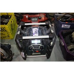 BOSCH PORTABLE JOB SITE RADIO