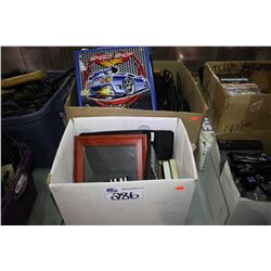 TWO BOXES OF ASSORTED HOUSE HOLD ITEMS