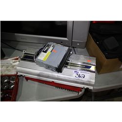 TWO AMPLIFIERS AND JVC STEREO