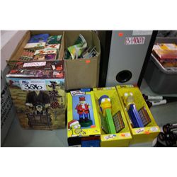 ASSORTED TOYS AND BOOKS