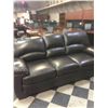 Image 3 : DARK BROWN LEATHER SOFA AND LOVE SEAT SET