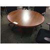 Image 1 : CHERRY 42" ROUND CONFERENCE TABLE