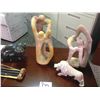 Image 2 : LOT OF ASSORTED AFRICAN SCULPTURES INC. 6 STONE SCULPUTRES, 1 WOOD CARVING