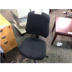 CHARCOAL GREY MULTI LEVER STENO CHAIR