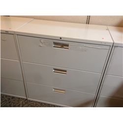 GREY 3 DRW. LATERAL FILE CABINET