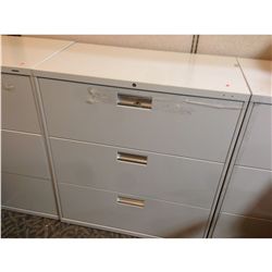 GREY 3 DRW. LATERAL FILE CABINET