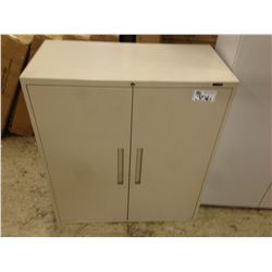 4` BEIGE 2 DOOR STORAGE CABINET