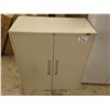 Image 1 : 4` BEIGE 2 DOOR STORAGE CABINET