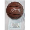 Image 1 : LeBron James, Dwayne Wade, Chris Bosh signed basketball with cert.