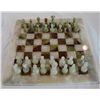 Image 1 : Handmade Onyx Chess set. Made in Morocco.16"x16"