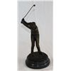 Image 1 : Bronze Male Golfer on marble. 12"