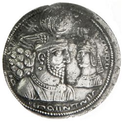 SASANIAN KINGDOM: Varahran II, 276-293, AR drachm (4.28g)