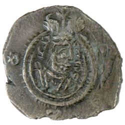 SASANIAN KINGDOM: Yazdigerd III, 632-651, AE pashiz (2.32g), ART (Ardashir Khurra), blundered date