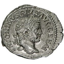 ROMAN EMPIRE: Caracalla, 198-217 AD, AR denarius (3.67g), Rome (214)