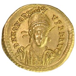ROMAN EMPIRE: Honorius, 393-423 AD, AV solidus (4.36g), Constantinople