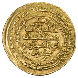 SAMANID: Mansur II, 997-999, AV dinar (4.27g), Nishapur, AH387