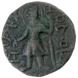 KUSHAN: Kanishka I, ca. 127-147, AE unit (16.61g)
