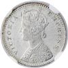 Image 1 : BRITISH INDIA: Victoria, Empress, 1876-1901, AR 2 annas, 1900-C