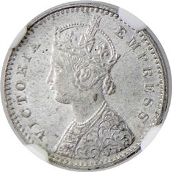 BRITISH INDIA: Victoria, Empress, 1876-1901, AR 2 annas, 1900-C