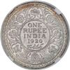 Image 2 : BRITISH INDIA: George V, 1910-1936, AR rupee, 1920(b)