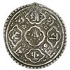 Image 2 : KATHMANDU: Chakravartendra Malla, fl. 1669, AR 1/2 mohar (2.74g), ND