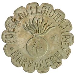 MOROCCO: 50 centimes, ND