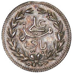 TUNISIA: Ali, 1882-1902, AR 8 kharub, Tunis, AH1303