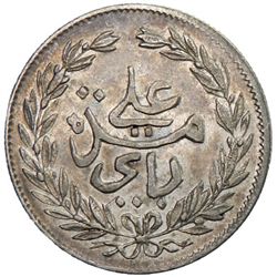 TUNISIA: Ali, 1882-1902, AR piastre, Tunis, AH1304
