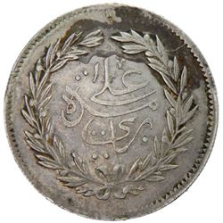 TUNISIA: Ali Bey, 1882-1902, AR 2 piastres, Tunis, AH1308