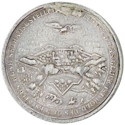 AUSTRIA: Leopold I, 1657-1705, AR medal, 1685, Holy Roman Empire Siege and Liberation of Neuheusel f
