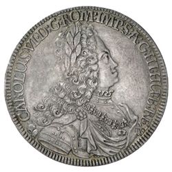 AUSTRIA: Karl VI, 1711-1740, AR thaler, Hall, 1719