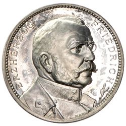 AUSTRIA: Franz Joseph I, 1848-1916, AR medal, 1915, Archduke Friedrich, medal by Mayer & Wilhelm