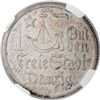 Image 2 : DANZIG: AR gulden, 1923, KM-145, Y-8, one-year type, NGC graded MS63.
