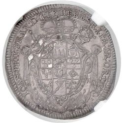 WURZBURG: Johann Philipp Franz, 1719-1724, AR 3 kreuzer, 1724