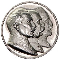 GERMANY: Wilhelm II, 1888-1918, AR medal, 1915, Triple Alliance of Germany, Austria and Turkey