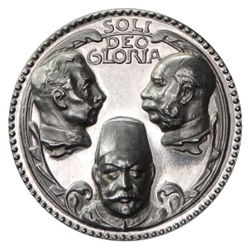 GERMANY: Wilhelm II, 1888-1918, AR medal, 1915, Triple Alliance of Germany, Austria-Hungary and Turk