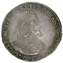 HUNGARY: Ferdinand III, 1625-1657, AR thaler, 1640-KB