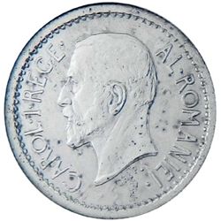 ROMANIA: Carol I, as King, 1881-1914, AR 50 bani, 1914