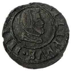 SPAIN: Philip IV, 1621-1665, AE 4 maravedis, Madrid, 1663