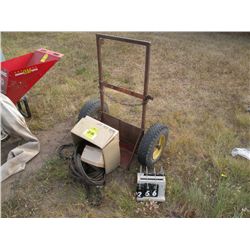 Torch set w/cart