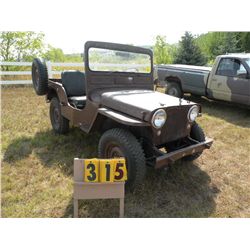 1949 Willy's Jeep 3J12556