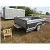 Image 1 : Pick-up box trailer -SELLS NO TITLE   Off road use only