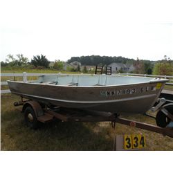 1967 Lund 16 ft boat SN-7712   Boat ONLY