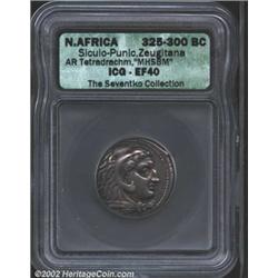 Siculo-Punic Coinage, "The Mint of the Camp." Circa 305-295 B.C.