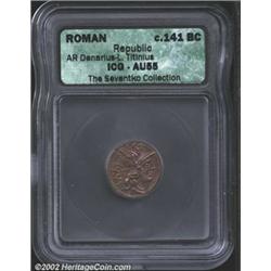 C. Titinius, moneyer. 141 B.C.