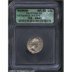 Faustina Senior, wife of Antoninus Pius, d. A.