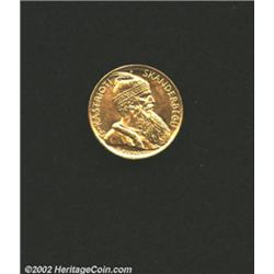 Skanderbeg gold 20 franga ari 1927-V,