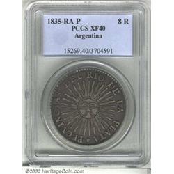 Rio de la Plata 8 reales 1835-P,