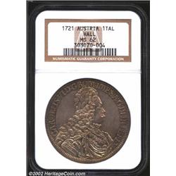 Leo the Hogmouth taler 1721 Hall,